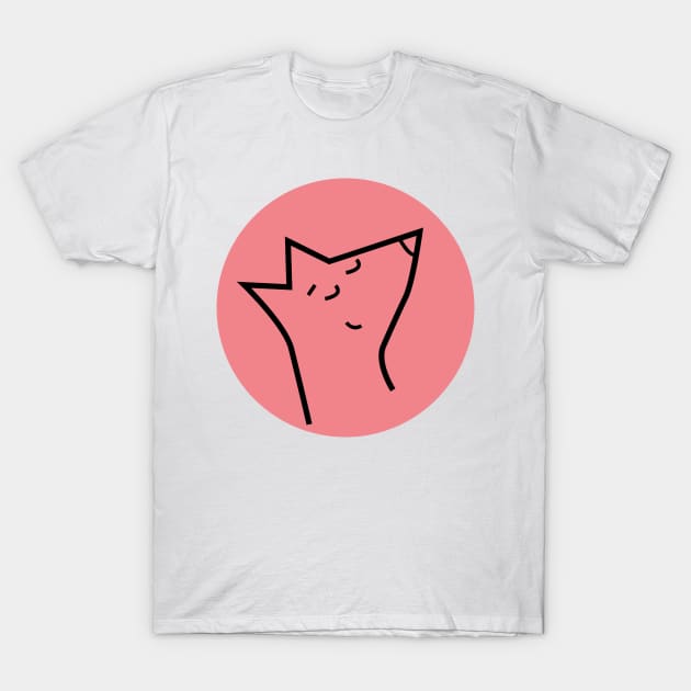 pink fox T-Shirt by hi-special